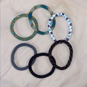 Sashka beaded bracelets Multicolor Beaded Bracelets Set of 6